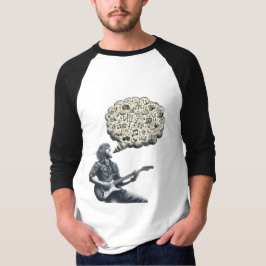 Solfeggio explosieve gitaar speler t-shirt