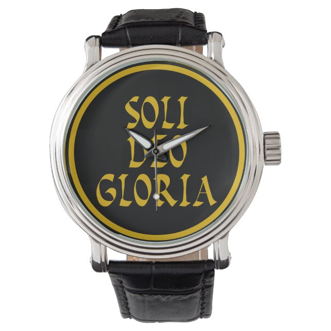 Soli Deo Gloria Horloge (Voorkant)