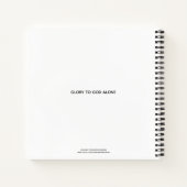 SOLI DEO GLORIA Journal de Gratitude personnalisée (Dos)