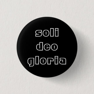 Soli Deo Gloria Ronde Button 3,2 Cm