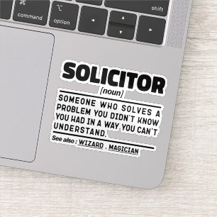 Solicitor zelfstandig naamwoord definitie cool adv sticker