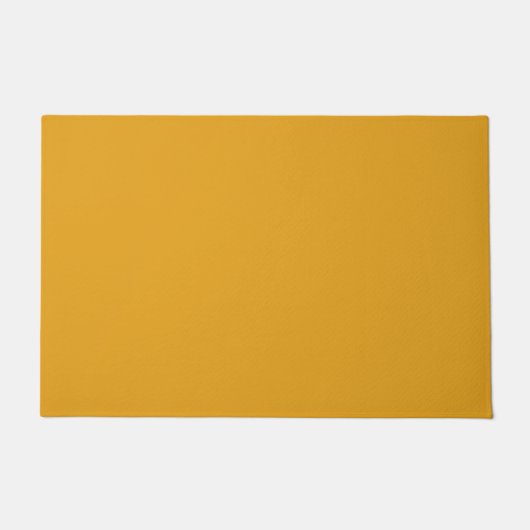 Solid amber dirty yellow deurmat (Voorkant)