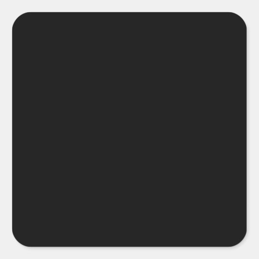 Solid Black Background Web Color 00000 Sticker (Voorkant)