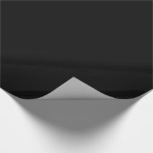 Solid Black Cadeaupapier (Hoek)
