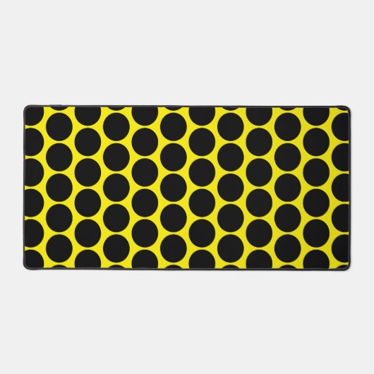 Solid Black Dotted Stylish Bright Yellow (Recto)