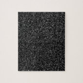 Solid Black Glitter Legpuzzel (Verticaal)