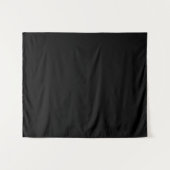 Solid Black kleur Wandkleed (Voorkant (horizontaal))