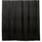 Solid Black Shower Curtain Douchegordijn (Voorkant)