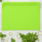 Solid Bright Chartreuse Green Kitchen Towel Theedoek (Gevouwen)