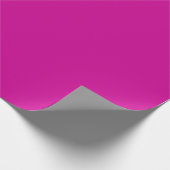 Solid Bright Magenta Cadeaupapier (Hoek)