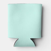Solid cameo green mint soft turquoise blikjeskoeler (Voorkant)