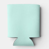 Solid cameo green mint soft turquoise blikjeskoeler (Achterkant)