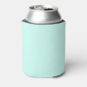 Solid cameo green mint soft turquoise blikjeskoeler (Blikje Achterkant)