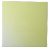 Solid Celery Green Ombre Ceramic Tile Tegeltje (Voorkant)