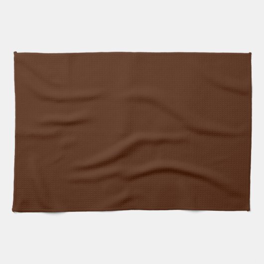 Solid Chocolade Brown Kitchen Towel Theedoek (Horizontaal)