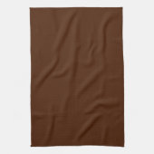 Solid Chocolade Brown Kitchen Towel Theedoek (Verticaal)