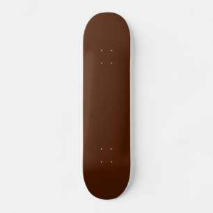 Solid Chocolade Brown skateboard