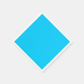 Solid Color Aqua Blue Background Blank Servetten (Hoek)