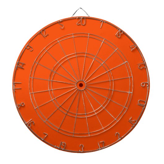 Solid color blood orange dartbord (Voorkant)