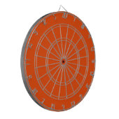 Solid color blood orange dartbord (Voorkant Links)