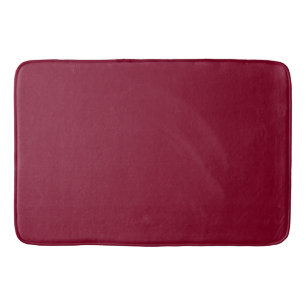 Solid Color burgundy maroon Badmat