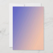 Solid Color Flat Invitations Aankondigingen Kaart (Voorkant)