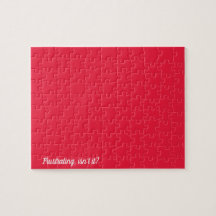 Solid Color Frustratie Jigzaag Puzzle