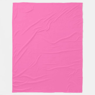 Solid Color: Hot Pink #2 Fleece Deken