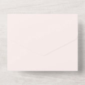 Solid Color Invitations Kaart (Achterkant)