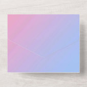Solid Color Invitations Kaart (Achterkant)