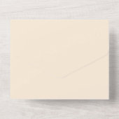 Solid Color Invitations Kaart (Achterkant)
