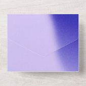 Solid Color Invitations Kaart (Achterkant)