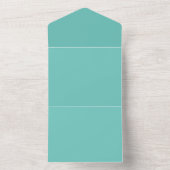 Solid Color Invitations Kaart (Binnen)