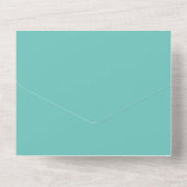 Solid Color Invitations Kaart (Achterkant)