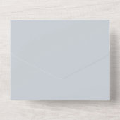 Solid Color Invitations Kaart (Achterkant)