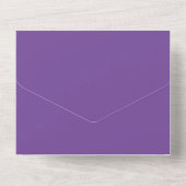 Solid Color Invitations Kaart (Achterkant)