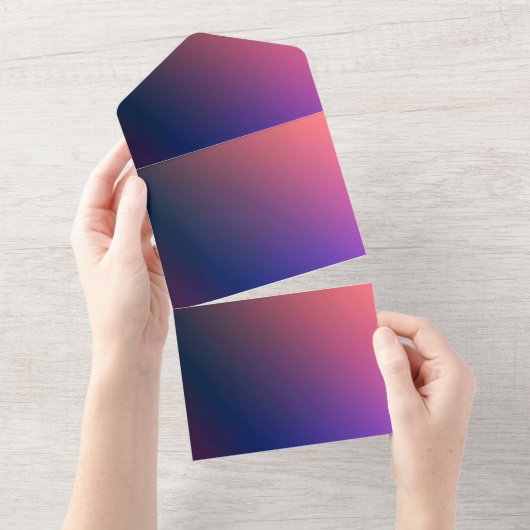 Solid Color Invitations Kaart (Afscheurbaar)