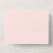 Solid Color Invitations Kaart (Achterkant)