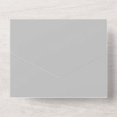 Solid Color Invitations Kaart (Achterkant)