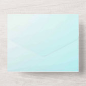Solid Color Invitations Kaart (Achterkant)