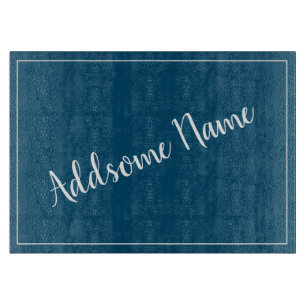 Solid Color Nautical Blue Snijplank