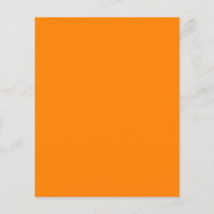 Solid Color Oranje Modern minimalistisch Blank