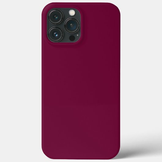 Solid color purple red Case-Mate iPhone case (Achterkant)