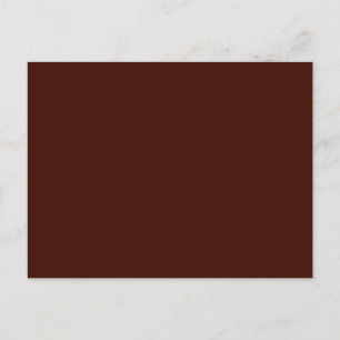 Solid Color voor zwart Bean Briefkaart