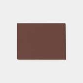 Solid Color voor zwart Bean Post-it® Notes (Voorkant)