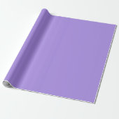Solid Color Wrapping Paper in Lavender Cadeaupapier (Uitgerold)
