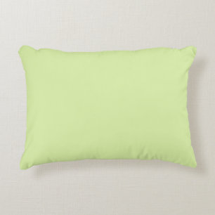 Solid color zachte honingdauw groen accent kussen
