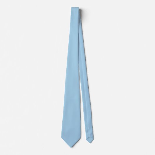 Solid Cornflower Blue Necktie Stropdas (Voorkant)