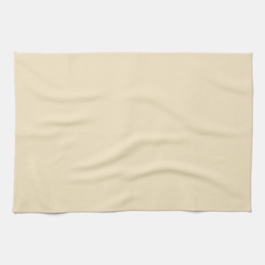 Solid Cream Kitchen Towel Theedoek (Horizontaal)