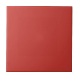 Solid Crimson Red Color | #C83730 Tegeltje